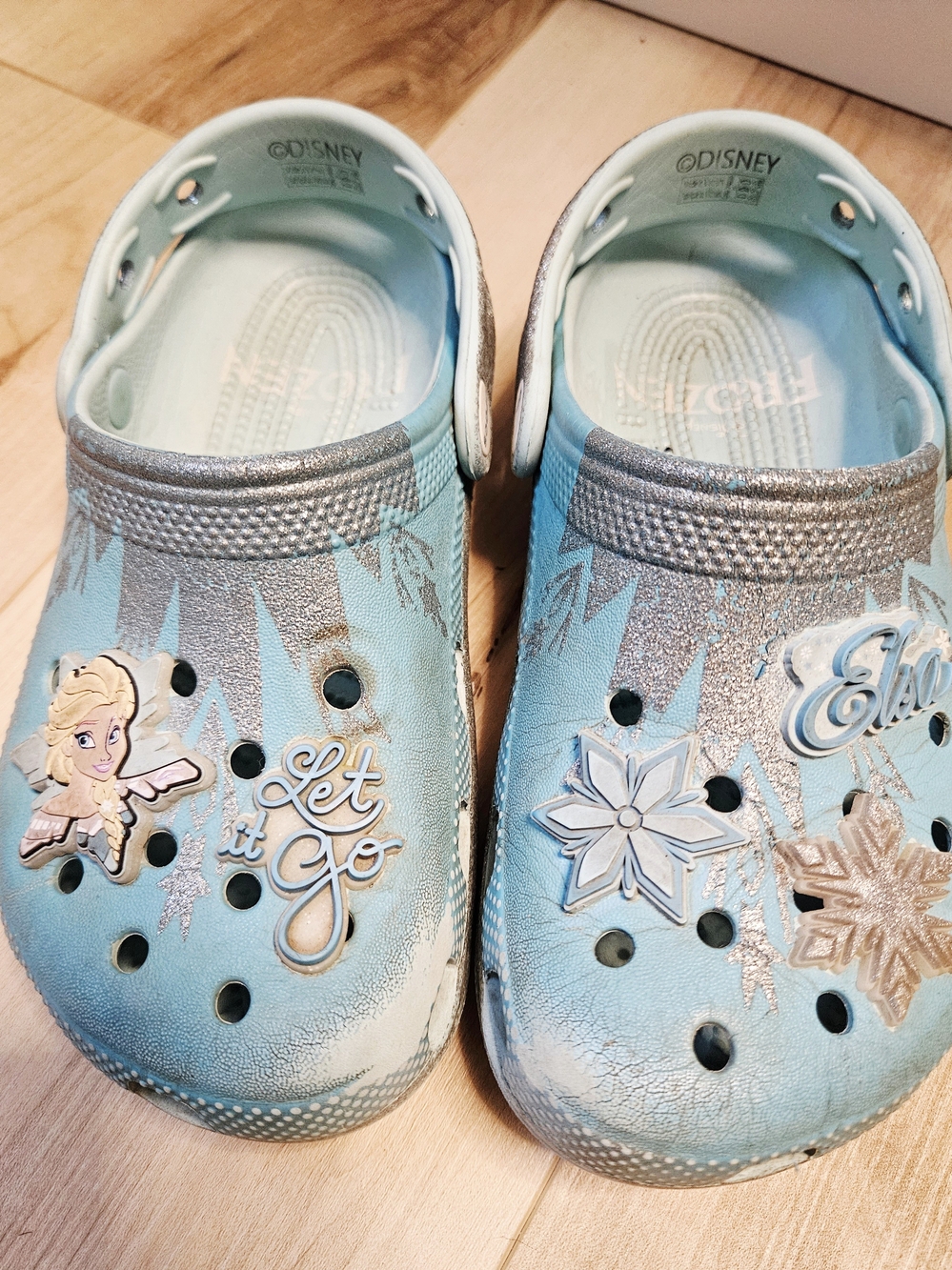 Disney Frozen Light Blue Crocs